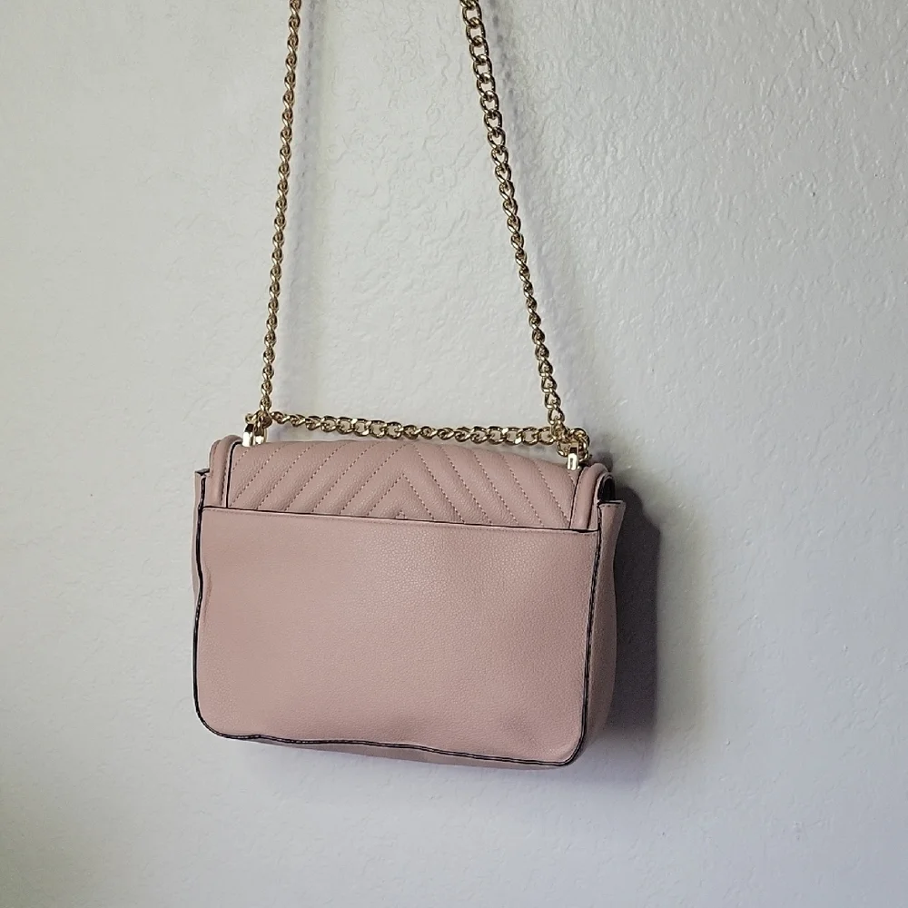Victora Secret Pale Pink Quilted Shoulder Crossbody - Picture 3 of 9